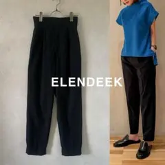 ELENDEEK エレンディーク パンツ テーパード　ナイロン　黒　ブラックのサムネイル