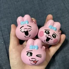 おぱんちゅうさぎ スクイーズマスコット　3個セット