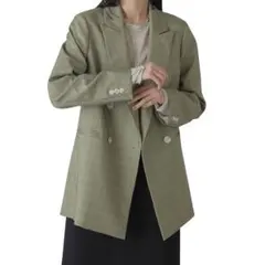 ダブルブレストジャケット テーラードジャケット