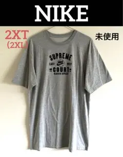 未使用【希少サイズ・2XT（2XL）】NIKE ドライフィット Tシャツ グレー