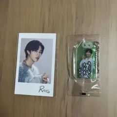 SnowMan チェキ風フォトカード+おまもりキーホルダー 阿部亮平ver