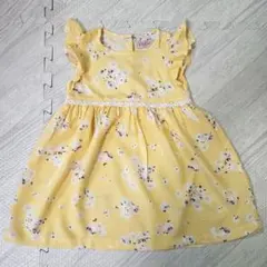 Cath Kids ノースリーブ 花柄 イエローのサムネイル