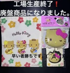 廃盤商品‼︎日焼けキティ♡巾着ケース