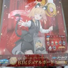 ブルーアーカイブ セガラッキーくじ B3ビジュアルボード モモイ ミドリ ブルーアーカイブ セガラッキーくじ ビッグアクリルスタンド モモイ