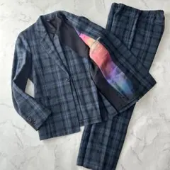 超希少✨ 美品 ポールスミス リネン スーツ セットアップ チェック 春 