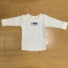 ミキハウス星柄コットンアンダーシャツ 100