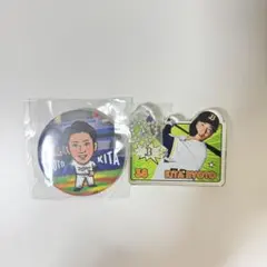 オリックスバファローズ 来田涼斗 38 ガチャガチャ 缶バッジ アクリル