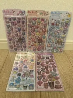 【正規品】うるちゅるポップシール　サンリオキャラクターズ4点セット