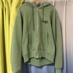 山田蓮着用】BOW WOW ヴィンテージ加工 パーカー グリーン - メルカリ