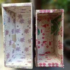 長期自宅保管品 りんご箱 木箱 収納ボックス ガレージ 昭和レトロ エイジング