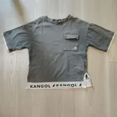 KANGOL ポケット付きグレーTシャツ 100cm~のサムネイル
