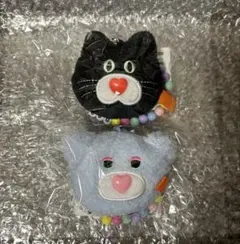 mojojojo ビーズチェーン付き　フェイスマスコット　2個セット　新品