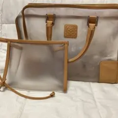 ロエベ アマソナ2000 限定 ビニール クリアバッグ ポーチ付　LOEWEのサムネイル