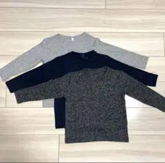 【美品】ユニクロ UNIQLO キッズ ロンT 110 カットソー