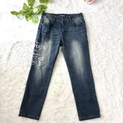 Norton ノートン　刺繡　ストレッチ　ジーンズ　BIG FOURのサムネイル