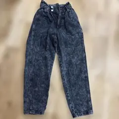 ブラックデニムパンツ XSサイズ