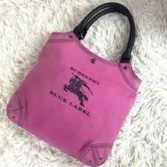超希少 y2k バーバリーブルーレーベル ワンショルダーバッグ ピンク