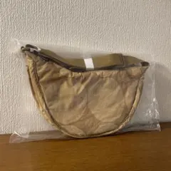 【新品】ユニクロ×マリメッコ ラウンドミニショルダーバッグ ベージュ