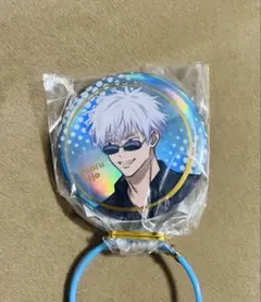 呪術廻戦 五条悟 ビッグオーロラ 箔押し缶バッジ GiGO限定