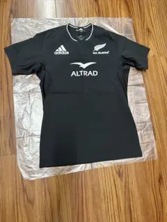adidas ALL BLACKS ラガーシャツ