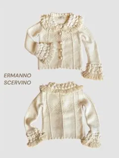 ERMANNO SCERVINO ドットデザイン ブルゾン ライトダウン - メルカリ