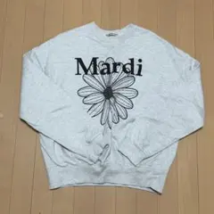 Mardi Mercredi マルディメクルディ スウェット トレーナー グレー