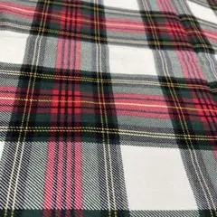 チェック柄生地 約110cm 幅×100cm