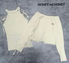 HONEY MI HONEY Slubknit halterneck tops - メルカリ