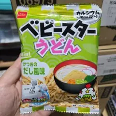 ベビースターうどん かつおのだし風味 20gの30パック入りの箱売りのサムネイル