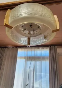 昭和レトロ national 円形シーリングライト 直径約30cm - メルカリ