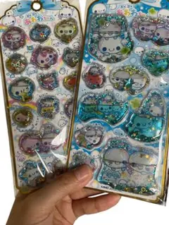 【匿名配送】ぷくぷくあわわちゃん　ウォーターインシール ２個セット　正規品