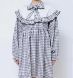 merry jenny ギンガム2wayミニワンピース