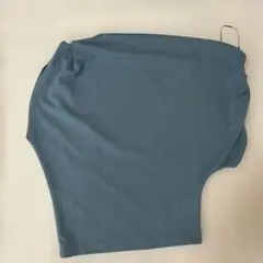 ZARA ドレープデザイン トップス Mサイズ 青のサムネイル