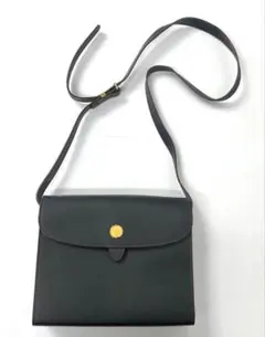 Marie Claire ブラック レザー ショルダーバッグ◇★