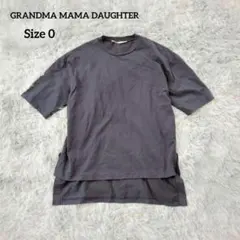 グランマ ママ ドーター サイドスリット Tシャツ ネイビー サイズ0のサムネイル