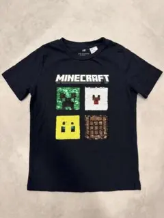 美品♡H&M♡マインクラフト♡スパンコールTシャツ♡キッズ