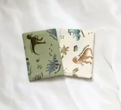 ２点セット　子供サイズ　ミニポケットティッシュケース　入園　入学　小さな恐竜