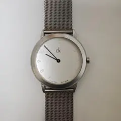 Calvin Klein クォーツ腕時計 メッシュストラップ