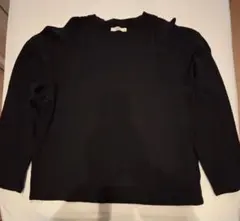 ungrid 黒の長袖トップス