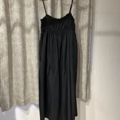 キャミワンピース ストレッチウエスト