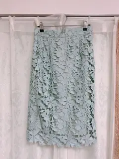 ジャスグリッティー レース タイトスカート ミントグリーン サイズ2