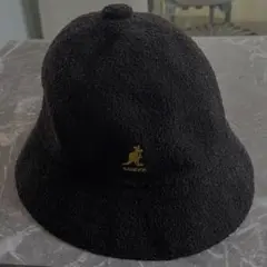 KANGOL ブラック バケットハット フリース