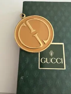 90's OLD GUCCI サークル チャーム アクセサリー