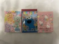 平成レトロ キャラクター メモ帳 3冊　ミニメモ