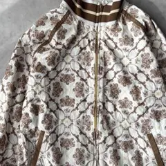 15590 NIKE SB ロゴ無し 総柄 ハイネック トラックジャケット