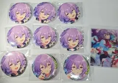 ユメ 花群冬芽 エスプリ 缶バッジ 9個 クリアカード まとめて
