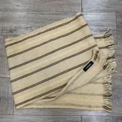 1m36 カシミヤ CASHMERE ストライプ マフラー ストール カシミア