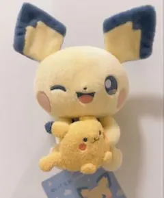 ポケモンセンター　LittleDaydream ぬいぐるみ　ピチューとピカチュウ
