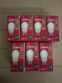 OHM EFA15EL/12N 電球型蛍光ランプ 口金E26 60W
