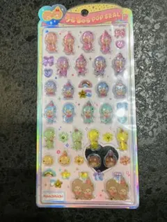 【新品未使用、正規品】モンチッチ　レインボー カラフル うるちゅるポップシール